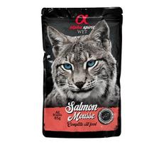 Šlapias kačių maistas Alpha Spirit Mousse, lašiša, 0.085 kg
