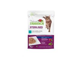 Šlapias kačių maistas Natural Trainer Sterilised, žuvis, 0.085 kg