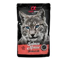 Šlapias kačių maistas Alpha Spirit Mousse Sterilised, lašiša, 0.085 kg