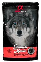 Šlapias šunų maistas Alpha Spirit Mousse, lašiša, 0.085 kg