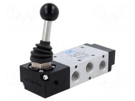 Mechanical valve | -0.9÷10bar | 5/2 bistable | Thread: G 1/4"