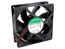 Fan: DC | axial | 12VDC | 120x120x38mm | 289m3/h | 51dBA | ball | 13.7mmH2O