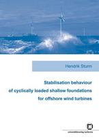 Stabilisation behaviour of cyclically loaded shallow foundations for offshore wind turbines