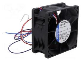 Fan: DC | 80x80x38mm | axial | 24VDC | ball | Additional functions: PWM