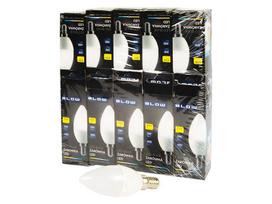 LED apšvietimas // Šviestuvai iš naujų pristatymų // 87-433# Żarówka led  e14 c37 eco 5w neutralna 10szt