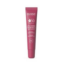 BABÉ apsauginis lūpų ir skruostų balzamas SPF50, VELVET, 20ml