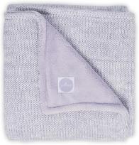 Jollein Melange Knit kūdikio antklodė Soft Lilac / Coral Fleece 75 x 100 cm