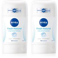 NIVEA Fresh Natural pieštukinis dezodorantas ekonomiška pakuotė