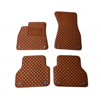 Kilimėliai QuiltyMats AUDI A7 2018-2025 (4 vnt.), Brown-Brown /55-14