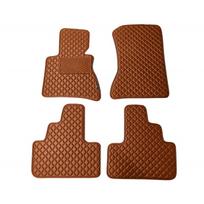Kilimėliai QuiltyMats BMW X3 2003-2010 (E83) (4 vnt.), Brown-Brown /55-14