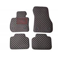 Kilimėliai QuiltyMats BMW 2 ser. 2014-2021 (F45) (4 vnt.), Black-Red /16-14