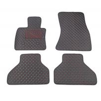 Kilimėliai QuiltyMats BMW X5 2013-2018 (F15) (4 vnt.), Black-Red /16-14