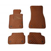 Kilimėliai QuiltyMats BMW 5 ser. 2016-2023 (G30/G31) (4 vnt.), Brown-Brown /55-14