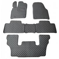 Kilimėliai QuiltyMats DODGE DURANGO 2011- (I, II ir III eilės 6v.) (5 vnt.), Black-Gray /13-MAX3