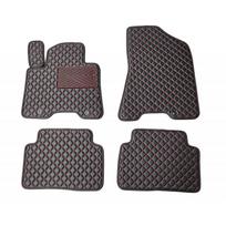 Kilimėliai QuiltyMats HYUNDAI TUCSON 2015-2021 (3 karta TL) (4 vnt.), Black-Red /16-14