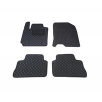 Kilimėliai QuiltyMats  HYUNDAI KONA 2017-2023 (4 vnt.), Black-Black /11-14