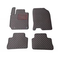 Kilimėliai QuiltyMats HYUNDAI KONA 2017- (4 vnt.), Black-Red /16-14