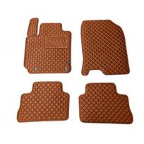 Kilimėliai QuiltyMats HYUNDAI KONA 2017-2023 (4 vnt.), Brown-Brown /55-14