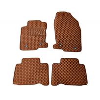 Kilimėliai QuiltyMats LEXUS NX 2014-2021 (4 vnt.), Brown-Brown /55-14