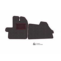 Kilimėliai QuiltyMats MERCEDES-BENZ VITO 2003-2014 (2 vnt.), Black-Red /16-14