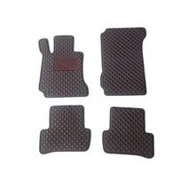 Kilimėliai QuiltyMats MERCEDES-BENZ C-class W204 2007-2014 (4 vnt.), Black-Red /16-14