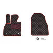 Kilimėliai QuiltyMats OPEL COMBO 2001-2011 (2 vnt.), Black-Red /16-12