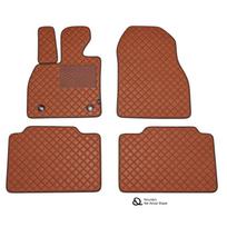 Kilimėliai QuiltyMats PEUGEOT 508 2018-2025 (4 vnt.), Brown-Brown /55-14