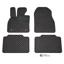 Kilimėliai QuiltyMats  RENAULT LAGUNA 2007-2015 (4 vnt.), Black-Black /11-14