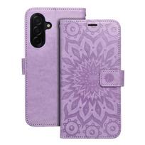 MEZZO knygos dėklas SAMSUNG A56 5G mandala violetinė