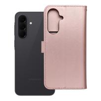 MEZZO Knygos dėklas SAMSUNG A37 5G medžiui rožinio aukso spalvos