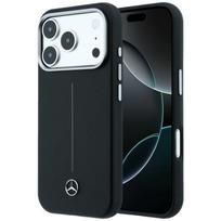 Mercedes odinis Iconic Line MagSafe dėklas iPhone 17 Pro - juodas