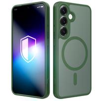 3mk Misty MagCase dėklas Samsung Galaxy S25 - žalias