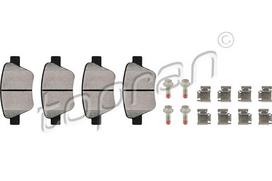 TOPRAN Stabdžių kaladėlių komplektas Brake pad set 114 377