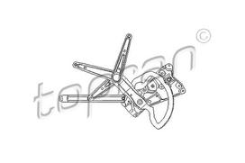 TOPRAN Lango pakėlėjas Window lifter 501 822
