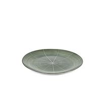 Lėkštė porcelianinė žalia, 18,5cm, LINE 801003