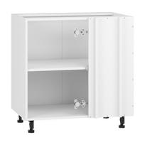 Kampinė apatinė spintelė VENTO DN-100/82 Balta
