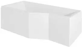Vonia Besco Integra, 170 x 75 cm, kairinė, su balta apdaila