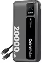 OBAL:ME CablePulse Powerbank 20000mAh 22,5W juodos spalvos