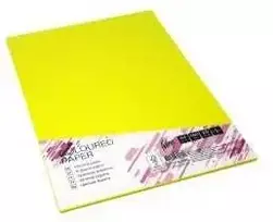 Kartonas College A4/20l, 160g/m2, garstyčių geltona, IG50