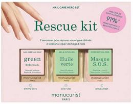 Manucurist Nagų priežiūros rinkinys „Rescue Kit“, 3 x 15 ml