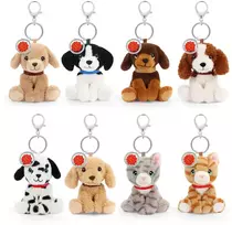 Keel Toys Keeleco maišelio pakabukas: šuniuko ir kačiuko meilė, 12 cm - 8 dizainai