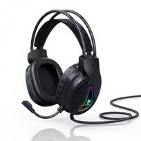 Patogios žaidimų ausinės su USB-A jungtimi ir RGB apšvietimu H160
