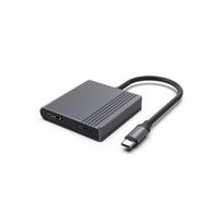 I/O ADAPTER USB-C TO HDMI/DP/A-CM-HDMIFDPF-01 GEMBIRD A-CM-HDMIFDPF-01 (8716309137249), Juoda
