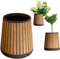 Keter Gėlių vazonas 29213705 5.00kg, 51.00cm x 51.00cm x 62.00cm, plastikas, rudas, išmanioji laistymo sistema