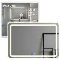 Vonios veidrodis su LED apšvietimu 60x80cm INS-1