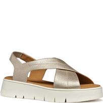 GEOX Basutės moterims, Auksinė, Dandra 40 sandals