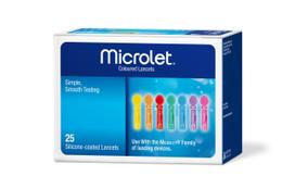Contour adata-lancetas Microlet, 25 vnt.