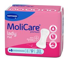 MOLICARE PREMIUM lady pad įklotai, 1,5 lašo, 12 vnt.