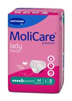 MOLICARE PREMIUM lady pants sauskelnės-kelnaitės, 5 lašai M, 8 vnt.