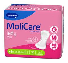MOLICARE PREMIUM lady pad įklotai, 2 lašai, 12 vnt.